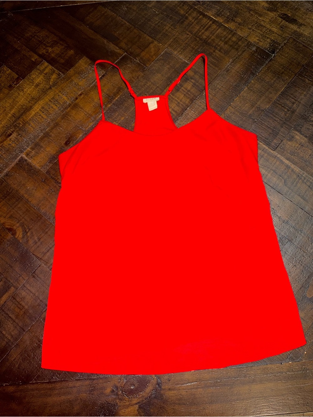 Red Racerback J.Crew Cami Tank Top - Women's